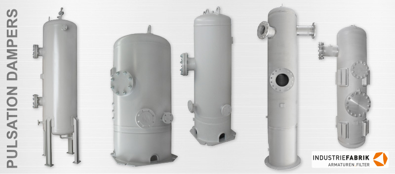 Pulsationsdämpfer für Sauerstoff aus edelstahl saug- / druckseitig - Hersteller für Druckbehälter