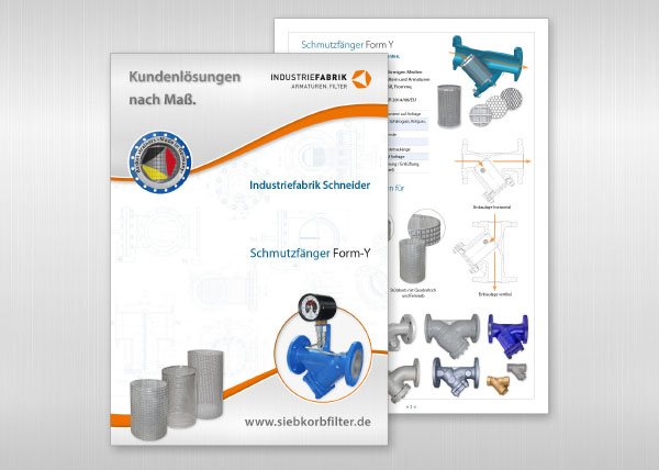 PDF Y-Schmutzfänger / Rohrleitungsfilter Form Y - Datenblatt