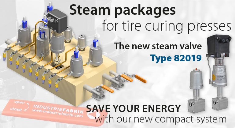 Compact system steam packages for tire curing presses 01