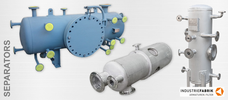 Hersteller für Gas-, Öl-, Wasser-Abscheider / Separatoren, Aufschmelzbehälter, Druckbehälter aus Edelstahl