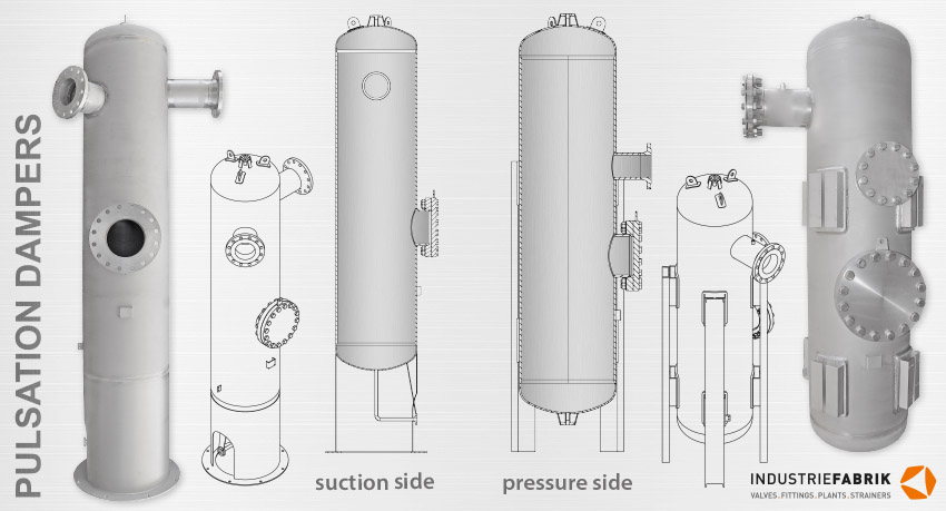 Druckbehälter für Sauerstoff - Pulsationsdämpfer aus Edelstahl - Hersteller