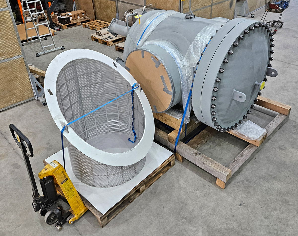 siebkorbfilter skf dn900 anfahrfilter anfahrsieb industriefilter